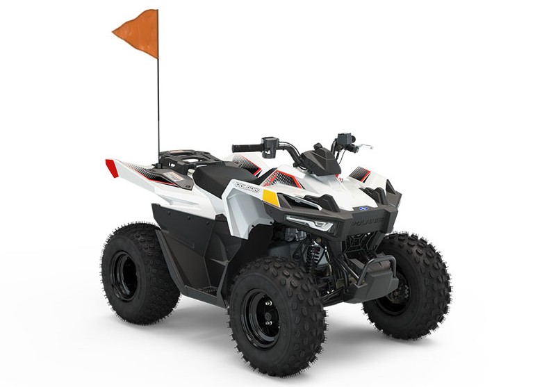 POLARIS OUTLAW 70 EFI BRIGHT WHITE & INDY RED